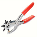 Multi-Size Leather Belt Eyelet Hole Punch Puncher Plier Revolving Handcraft Tool - SuperSaverAU - view 1