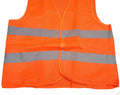 Premium Hi Vis Safety Vest Bulk Pack with Reflective Tape - Orange, 10 Pack
