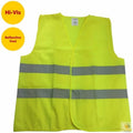 Premium Hi Vis Safety Vest with Reflective Tape - Yellow, One Size