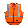 HUSKI Hi Vis Patrol Vest with 3M Reflective Tape - Orange, XXL