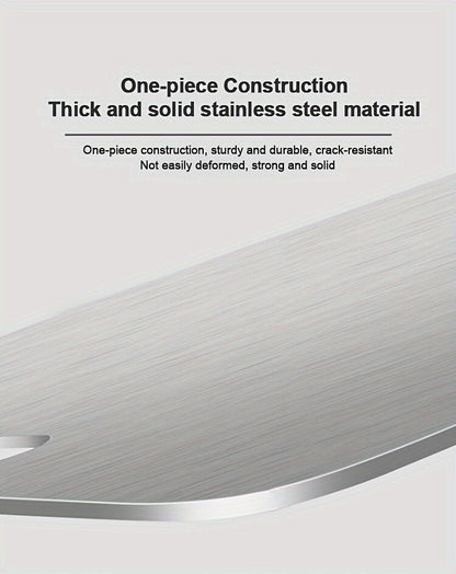 3-Piece Stainless Steel Cutting Board Set - Anti-Bacterial, Rustproof, 15x24cm, 20x30cm, 23x34cm