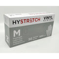 Hystretch Clear Disposable Vinyl Gloves Latex-Free - M, 1000 Pack