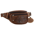 Jack's Inn Mudslide Leather Bumbag Waist Belt Bag - Cognac