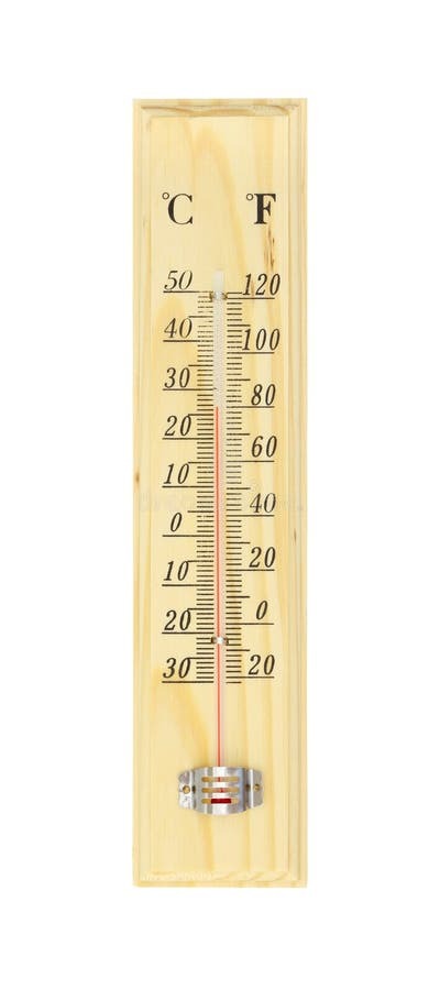 Premium Wooden Indoor Outdoor Wall Thermometer - 27cm