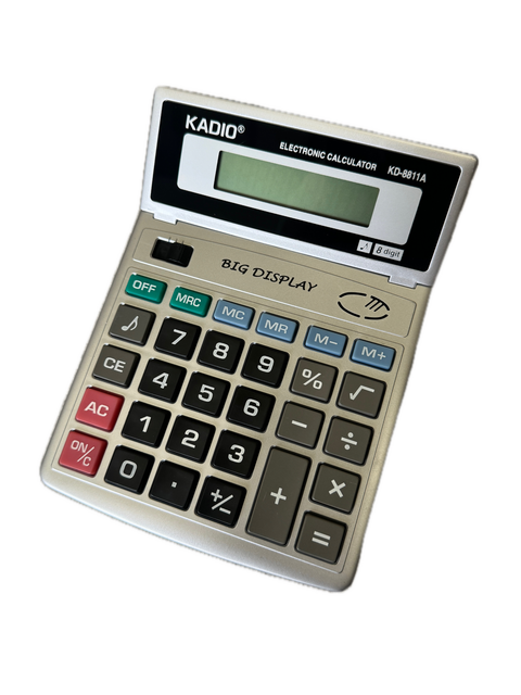 Premium 8 Digit Dual Power Desktop Electronic Calculator