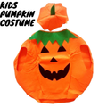 KIDS PUMPKIN COSTUME Halloween Unisex Fancy Dress Up Party Orange Vegetable - SuperSaverAU - view 2