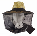 Premium Mosquito Hat Net Head Protector - Black