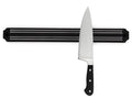 Premium Magnetic Knife Holder Wall Rack - Black, 35cm