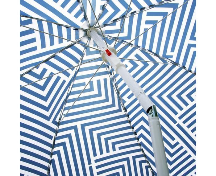 Premium Lazy Dayz Beach Umbrella with Tilt & Carry Bag - 1.8m