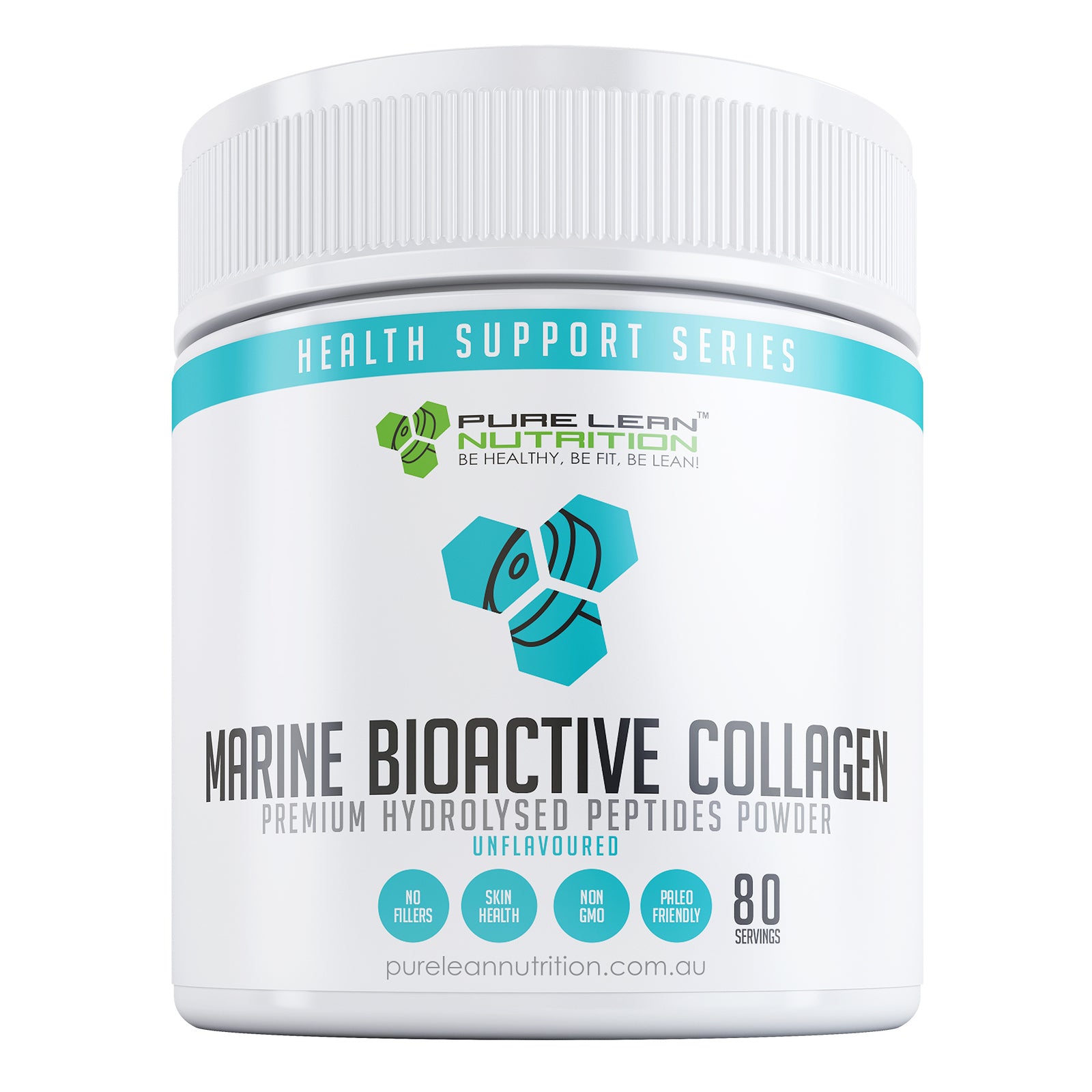 Premium Marine Collagen Bioactive Peptides Powder 200g 80 Servings Unflavoured