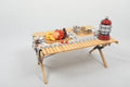 Premium Folding Bamboo Camping Table - 60 x 93cm