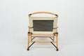 Bamboo Camping Chair & Table Set - Portable 60x93cm Outdoor Furniture - SuperSaverAU - view 4