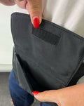 Milleni Utility Travel Waist Bag with Adjustable Strap - Black