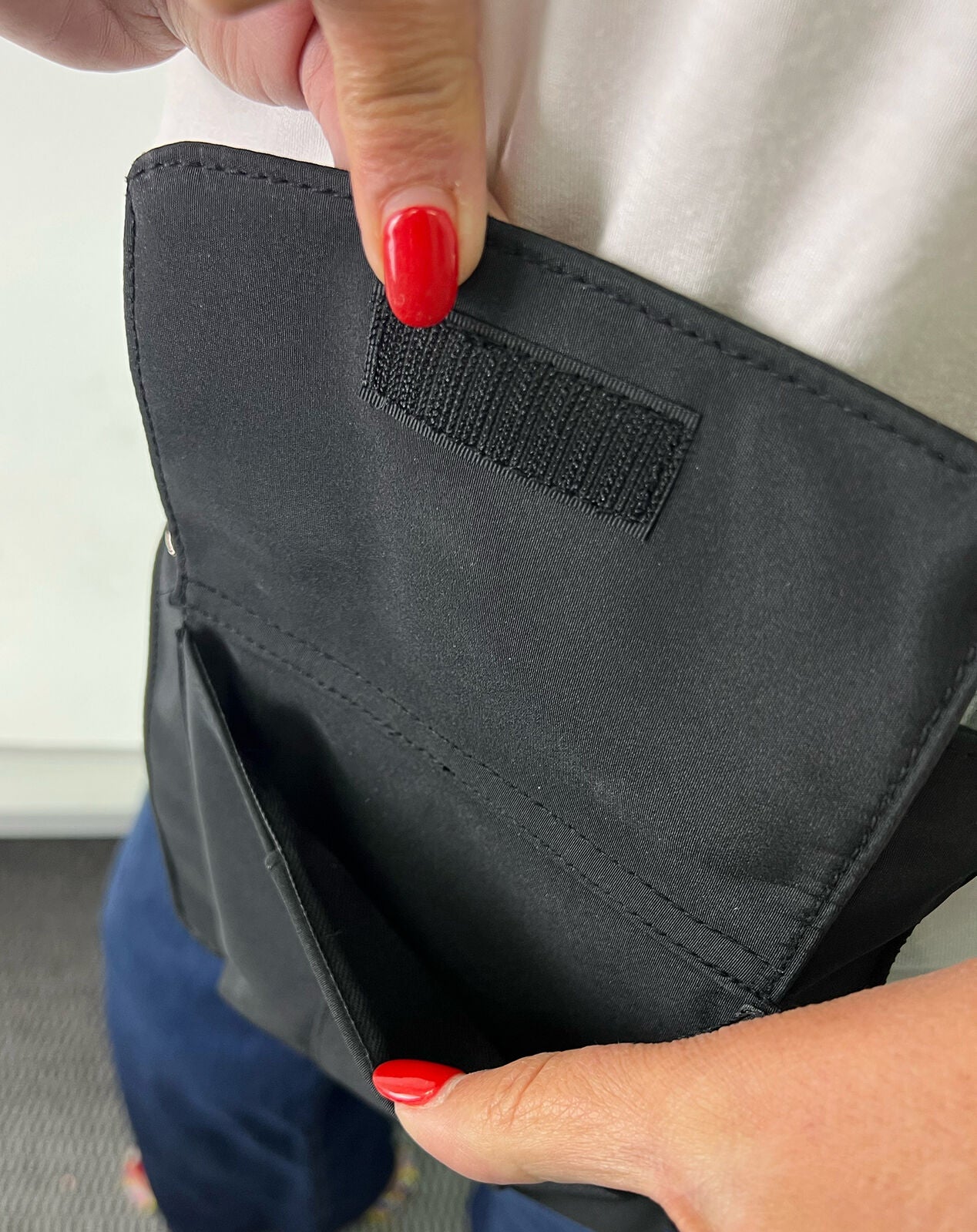 Milleni Utility Travel Waist Bag with Adjustable Strap - Black