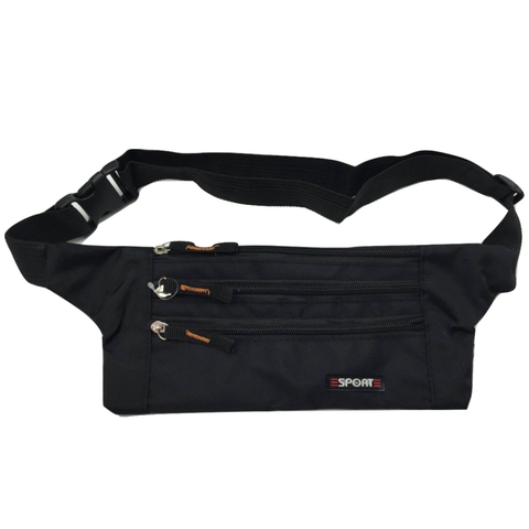 Premium Travel Money Belt Passport Wallet with 4 Compartments