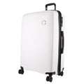 Pierre Cardin Milleni Checked Luggage with TSA Lock - White 75cm, 124L
