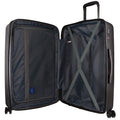 Pierre Cardin Inspired Milleni Checked Luggage Bag 65cm (82.5L) - Black, TSA-Approved, Expandable - SuperSaverAU - view 2