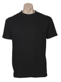 Premium Black Unisex 100% Cotton Plain Basic T-Shirt XXL