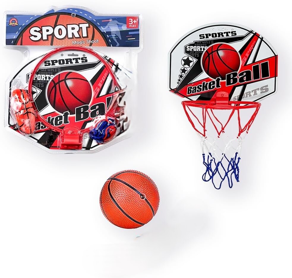 Premium Mini Basketball Hoop with Backboard, Net & Ball for Kids