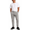 Premium Men's Grey Slim Fit Cuffed Track Pants XXL