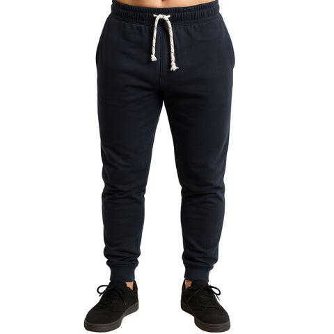 Premium Men's Navy Slim Fit Cuffed Track Pants XL