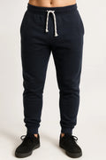 Premium Men's Navy Slim Fit Cuffed Track Pants XL