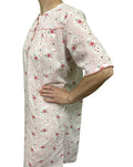 Premium Women's Pink 100% Cotton Short Sleeve Nightie Size 18