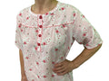 Premium Women's Pink 100% Cotton Short Sleeve Nightie Size 22