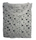 Premium Women's White Purple Cotton Sleeveless Lace Nightie Size 20