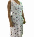 Premium Women's Pink Cotton Sleeveless Lace Nightie Size 14
