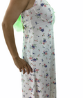 Premium Women's Pink Cotton Sleeveless Lace Nightie Size 16