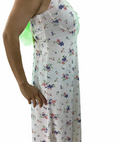 Premium Women's Pink Cotton Sleeveless Lace Nightie Size 16