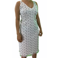 Premium Women's Purple Cotton Sleeveless Nightie with Lace Detail Size 12
