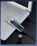 G'DAY SIR Rechargeable USB-C Nose Hair Trimmer, Waterproof, Quiet Motor, Blue/Teal - SuperSaverAU - view 3