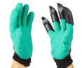 Garden Guru Waterproof Garden Gloves with Digging Claws - Green/Black