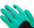 Garden Guru Waterproof Garden Gloves with Digging Claws - Green/Black