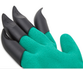 Garden Guru Waterproof Garden Gloves with Digging Claws - Green/Black