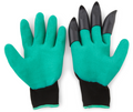 Garden Guru Waterproof Garden Gloves with Digging Claws - Green/Black
