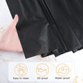Premium Reusable Plastic Party Tablecloth - Black, 137 x 274cm