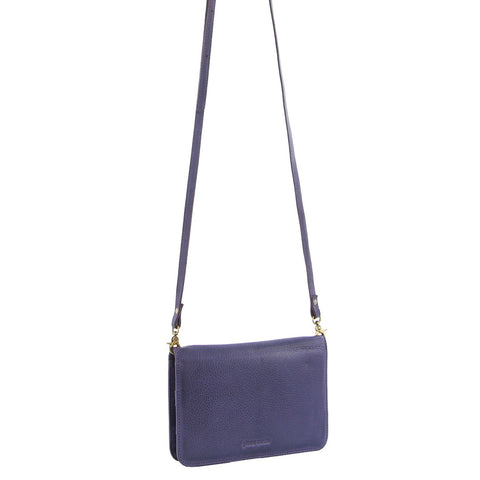 Pierre Cardin Women's RFID Leather Clutch Wallet - Purple