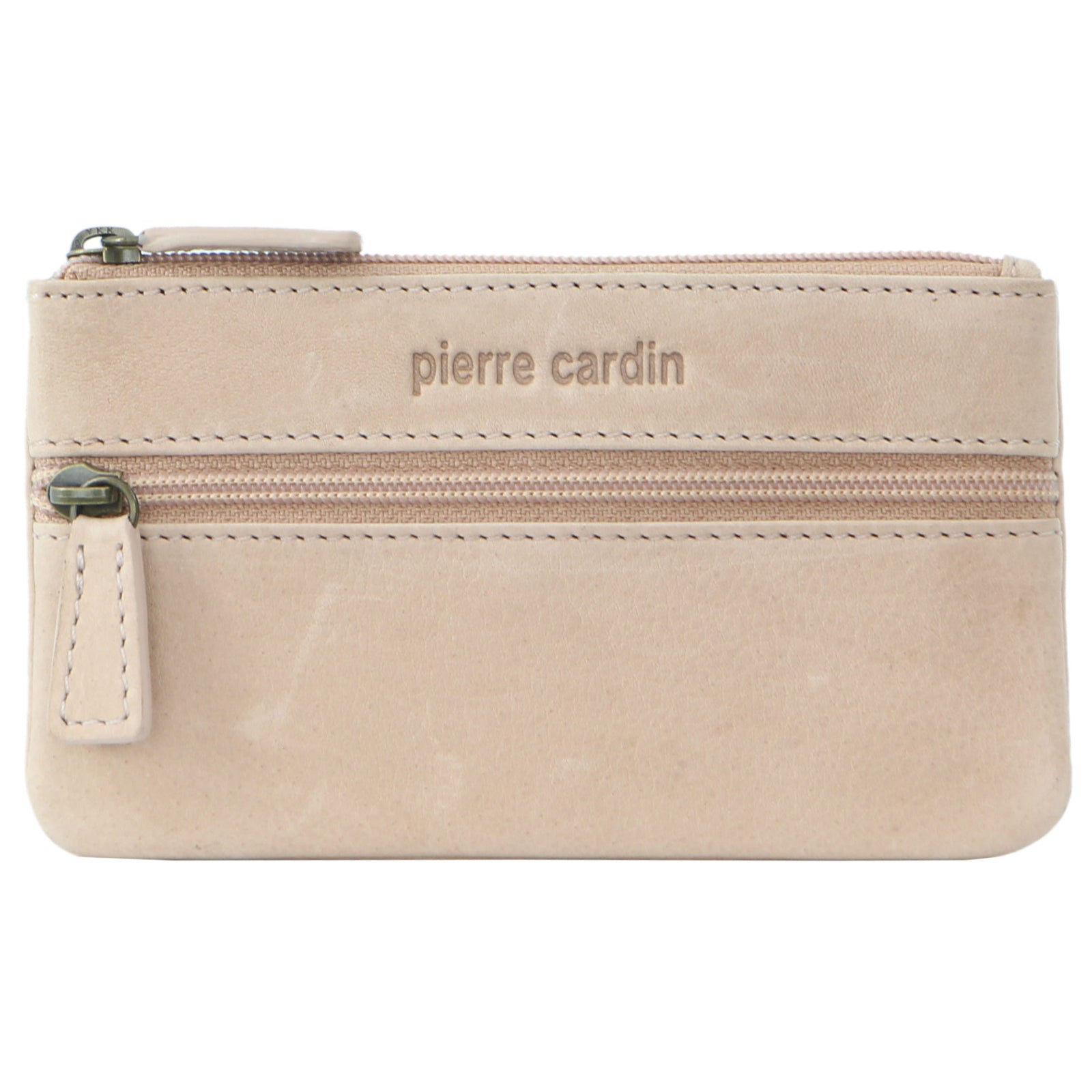 Pierre Cardin Ladies Genuine Leather RFID Coin Purse Wallet - Pink