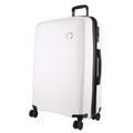 Pierre Cardin x Milleni 3 Piece Hardshell Luggage Set - Burgundy/White