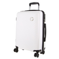 Pierre Cardin x Milleni 3 Piece Hardshell Luggage Set - Burgundy/White