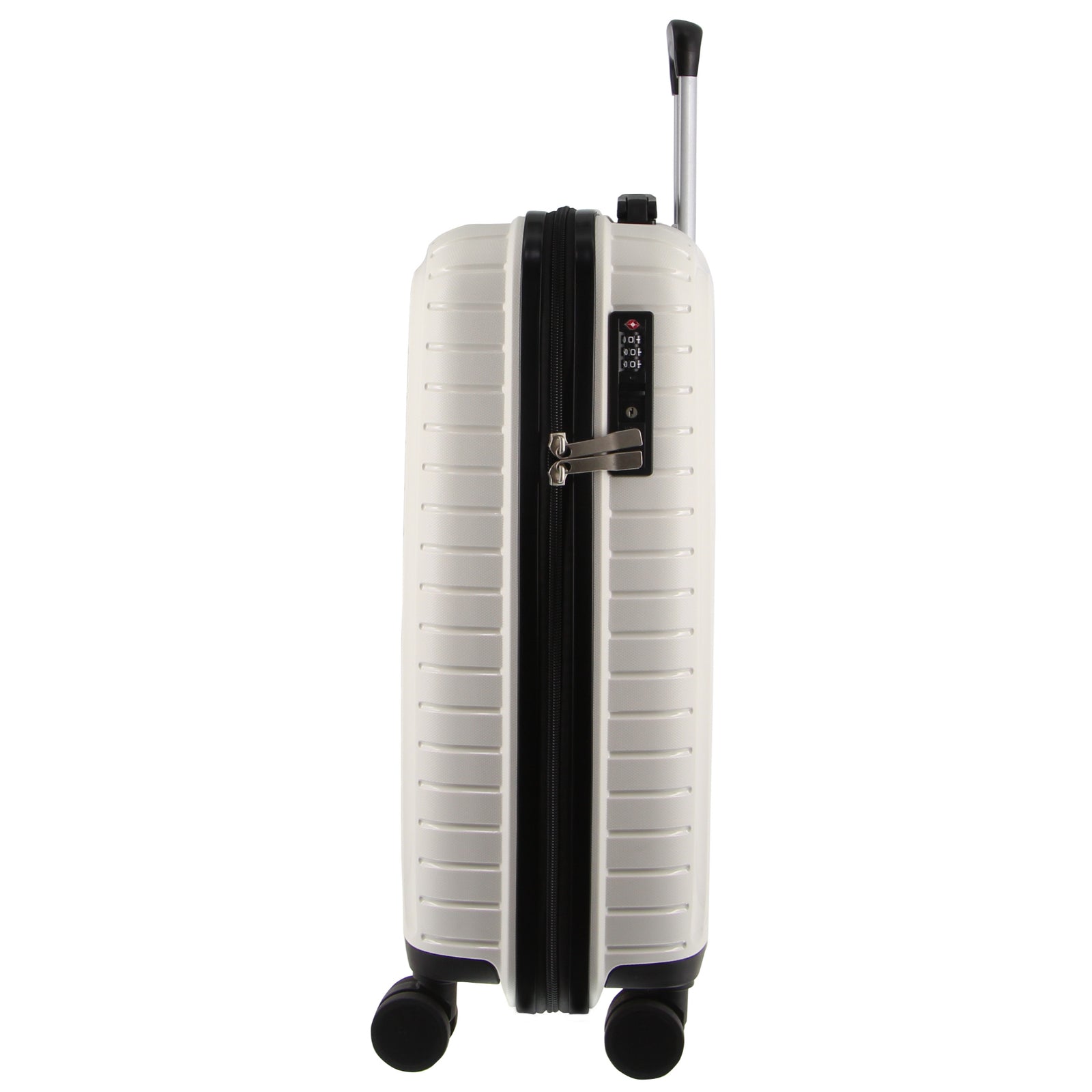 Pierre Cardin Large Hard-Shell Suitcase with TSA Lock - White 76cm, 139L