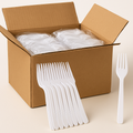 1200x Reusable Plastic Forks Cutlery Bulk BPA Free Extra Strong - SuperSaverAU - view 2