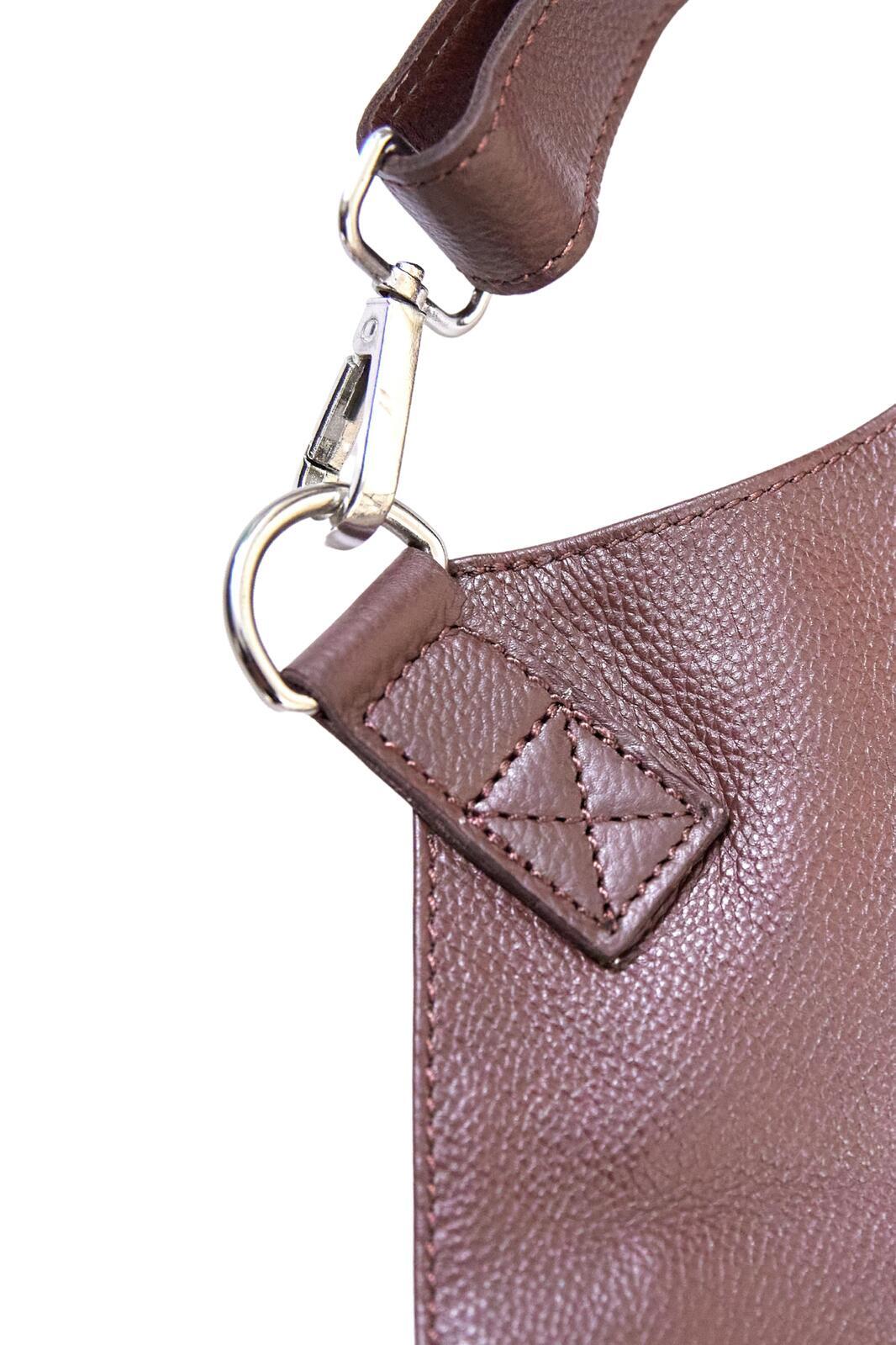 Pierre Cardin Professional Leather Apron with 2 Front Pockets - Brown