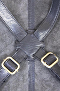 Pierre Cardin Professional Leather Apron with 2 Front Pockets - Black, 2 Pack