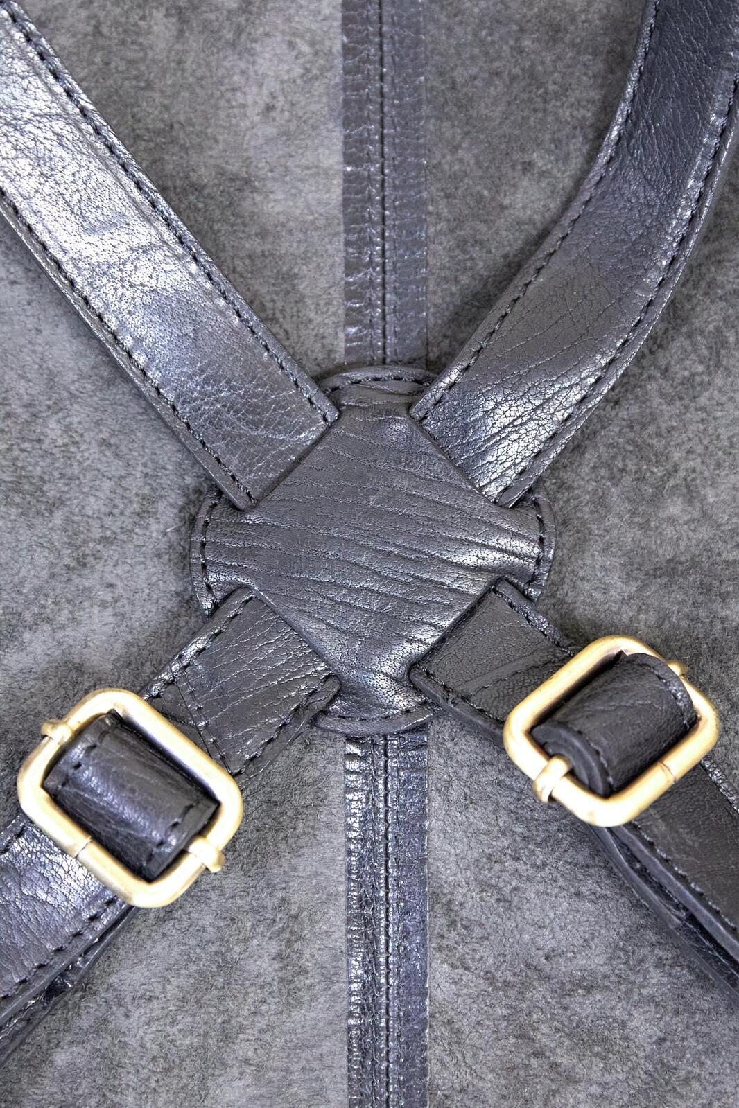 Pierre Cardin Professional Leather Apron with 2 Front Pockets - Black, 2 Pack