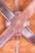 Pierre Cardin Professional Leather Apron 78cm x 65cm with 2 Pockets, Adjustable Straps - SuperSaverAU - view 3