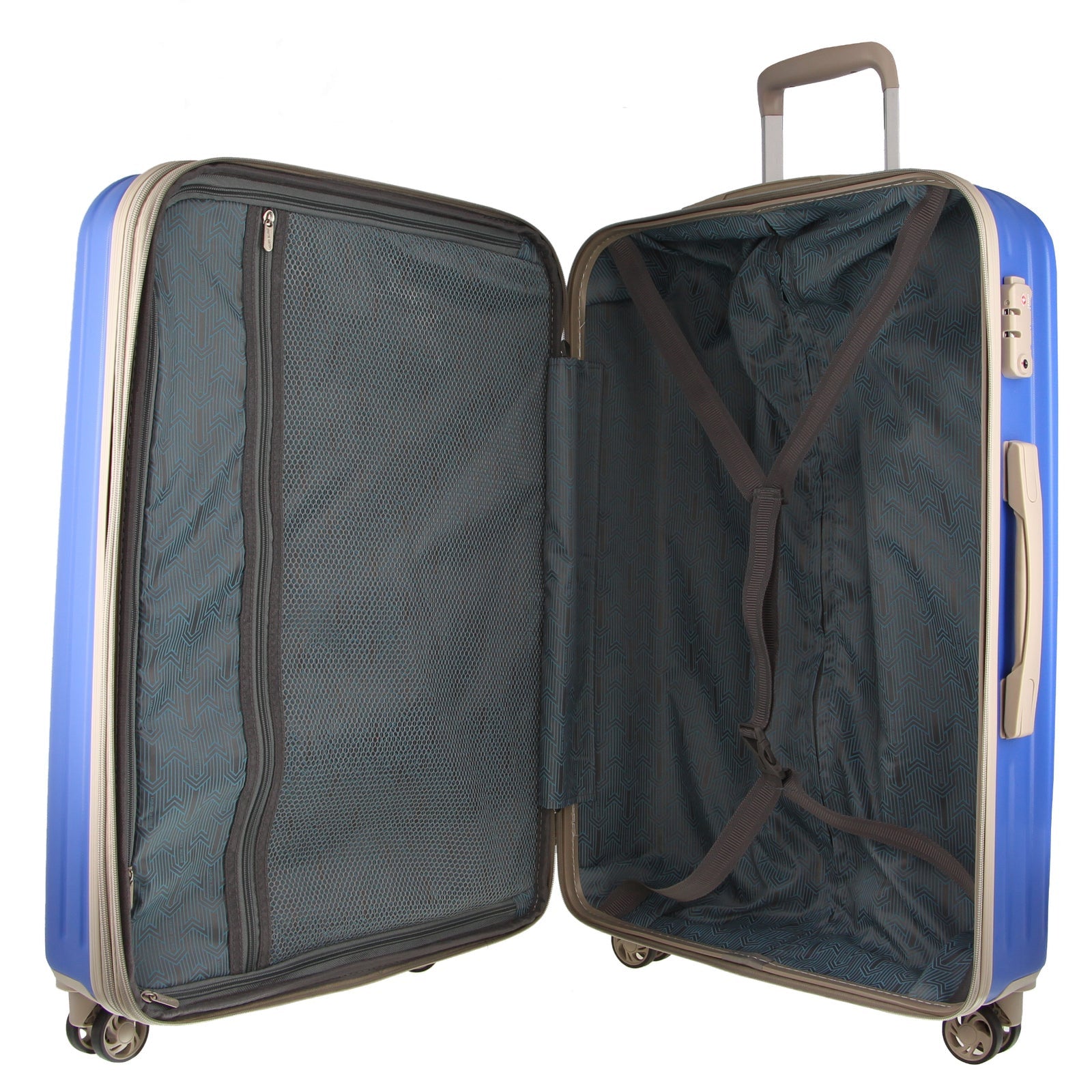 Pierre Cardin Hardshell Cabin Luggage with TSA Lock - Ocean 54cm, 49L